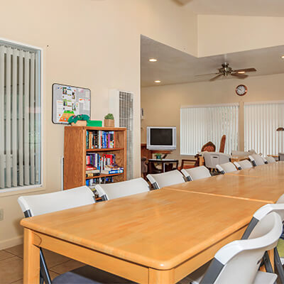 picture of a person inside their home
